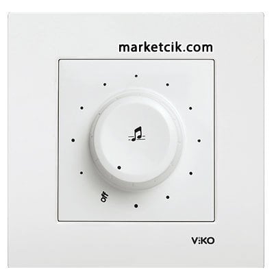 Viko by Panasonic Karre Krem Müzik Yayın Anahtarı