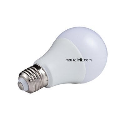 Seldur 9 Watt Beyaz Işık Led Ampul, E27 Normal Duylu Led Ampul 5 li Paket