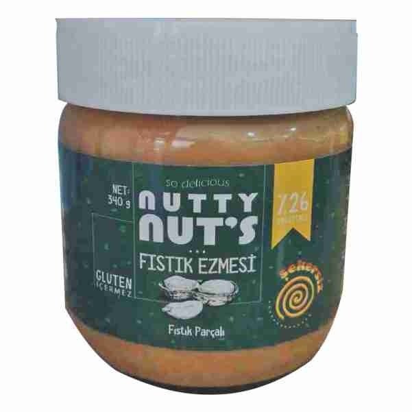 NUTTY NUT'S YER FISTIĞI EZMESİ FISTIK PARÇALI 340GR
