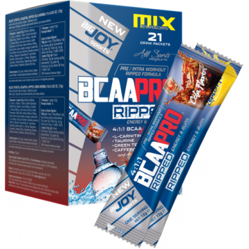 Bigjoy Sports BCAAPro 4:1:1 Ripped Go! Mix 12g x 21 Adet