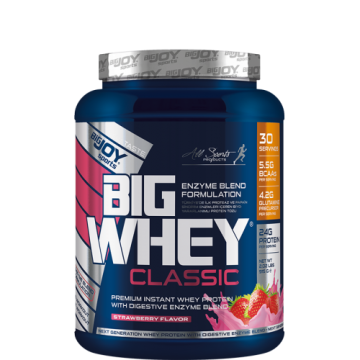 Bigjoy Sports BIGWHEY Whey Protein Classic Çilek 990g 30 Servis