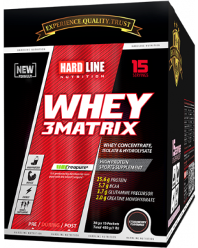 Hardline Whey 3Matrix 450 Gr (30Gr*15Adet)
