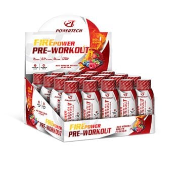 FirePower Pre-Workout 20 Shot 100 Ml Kırmızı Orman Meyve Aromalı
