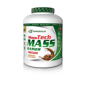Powertech MassTech Mass Gainer 3600 Gr 30 Servis Kurabiye Aromalı