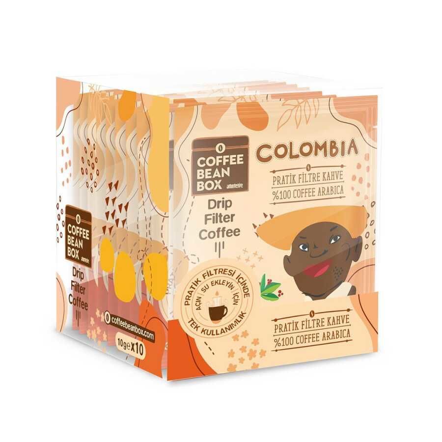Coffee Bean Box Colombia Filtre Kahve · KAHVELER · Coffee Bean Box