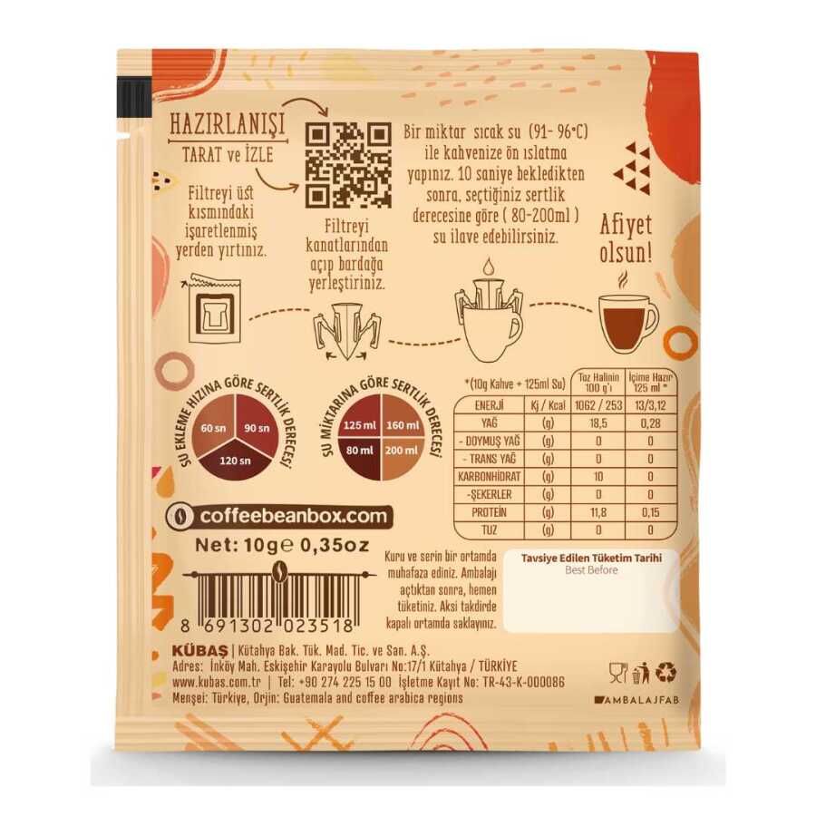 Coffee Bean Box Guatemala Filtre Kahve