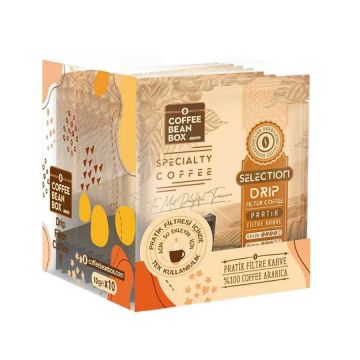 Coffee Bean Box Selection Pratik Filtre Kahve 8 g 10lu Kutu