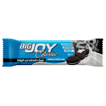 Bigjoy Classic High Protein Bar Cookies & Cream 16 x 45g
