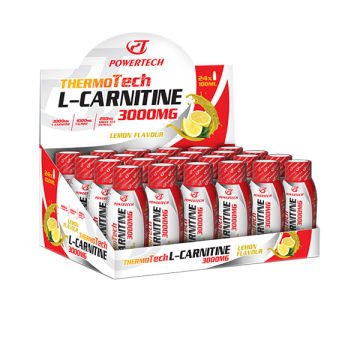 Powertech ThermoTech L-Carnitine 3000 Mg 24 Ampül Limon Aromalı