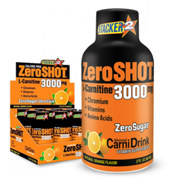 Stacker2 ZeroSHOT L-Carnitine 3000 mg 12'li Paket Portakal