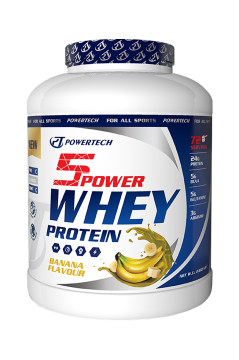 Powertech 5Power Whey Protein 2400 Gr 72 Servis Muz Aromalı