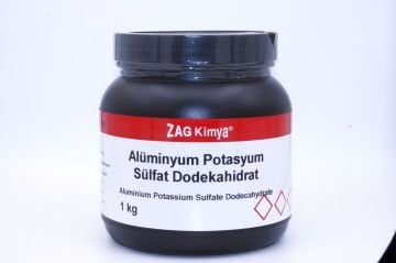 ALÜMİNYUM POTASYUM SÜLFAT DODEKAHİDRAT 98% CHEM PURE - 1 KG