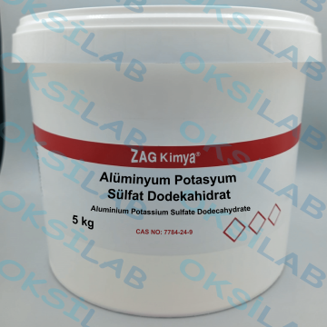 ALÜMİNYUM POTASYUM SÜLFAT DODEKAHİDRAT 98% CHEM PURE - 5 KG