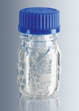 Sise, Cam Payreks, Otoklavlanabilir, Mavi Kapakli, Film Kapli, 250 ML