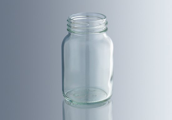 Şişe, Cam, Geniş Boyunlu, Kapaklı, Şeffaf, 30 ml