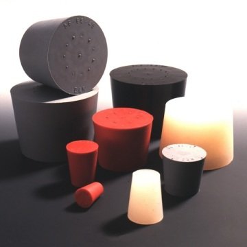 Kırmızı Kauçuk Tıpa, 15X11X18 mm - 25 Ad.