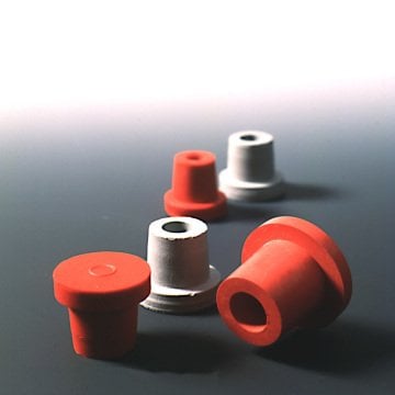 Altı Oyuklu Tıpa, Şeffaf, 27x17x20 mm - 5 Ad.