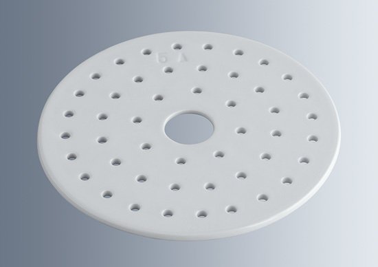 Desikatör için Porselen Disk, 100 mm