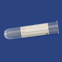 Plastik Test Tüpü, Dibi Yuvarlak, Hacim 8 ml, PP, 16x75 mm, Etiketli - 250 Ad.