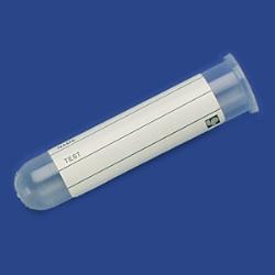 Plastik Test Tüpü, Dibi Yuvarlak, Hacim 3 ml, PP, 12x56 mm, Etiketli - 500 Ad.