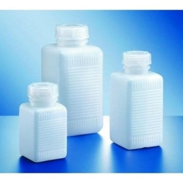 HDPE Geniş Boyunlu Şişe, Natürel, 500 mL