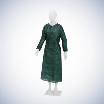 Ziyaretçi Önlüğü, PP, Yeşil, Kalın, L/XL - 10 Ad.