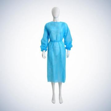 Ziyaretçi Önlüğü, PP, Mavi, Cırtcırtlı, XL/XXL - 10 Ad.
