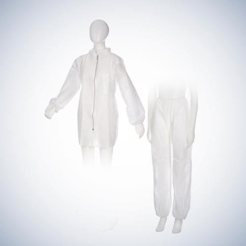 Pantalon, PP, Beyaz, XL - 10 Ad.