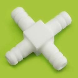 PTFE Hortum Bağlantısı, 4 Yollu, 6.8x3 mm - 1 Ad.