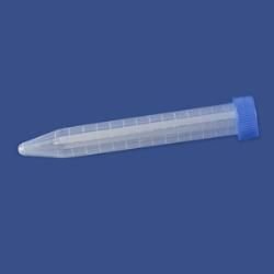 Falkon Tüpü, 15 ml  ( 17 mm x 120 mm ) nonsteril taksimatlı mavi vida kapaklı - 125 Ad.