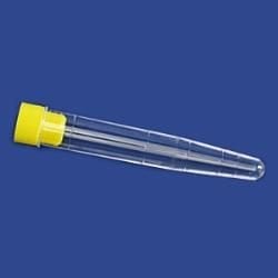 Plastik Test Tüpü, Dibi Konik, Hacim 10 ml, PS, 16x100 mm, Steril - 100 Ad.
