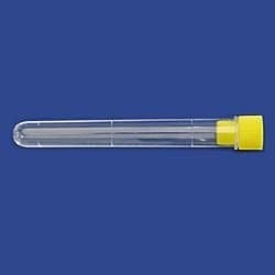 Plastik Test Tüpü, Dibi Yuvarlak, Hacim 5 ml, PS, 12x92 mm, Steril - 100 Ad.