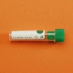K3 EDTALI Tüp, 2,5 ml, 12x51 mm - 100 Ad.
