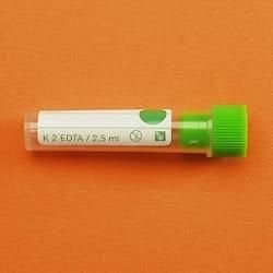 K2 EDTALI Tüp, 2,5  ml, 12x51  mm - 100 Ad.