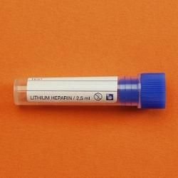 Lityum Heparinli Tüp, 2,5 ml, 12x51 mm - 100 Ad.