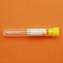 Sodyum Sitratlı Tüp, 0.5 ml, 16x100  mm, Sarı - 100 Ad.