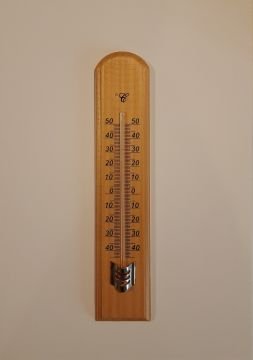 Ahşap Duvar Termometresi (TH-701)