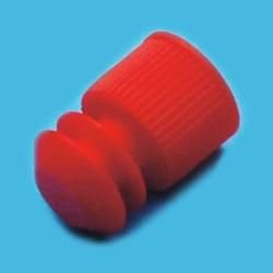 PE Yivli Kapak,  Ø11 - 13 mm Tüplere Uygun, Kırmızı - 1000 Ad.
