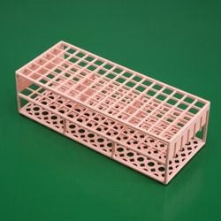 Tüp Sporu, Kare Delikli, Plastik, 13 mm, 90 Delikli, Pembe - 1 Ad.