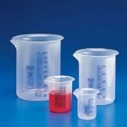 PP Beher, Mavi Taksimatlı, 50 ml - 1 Ad.