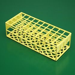 Tüp Sporu, Kare Delikli, Plastik, 21 mm, 40 Delikli, Sarı - 1 Ad.