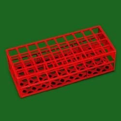 Tüp Sporu, Ekonomik, Kare Delikli, Plastik PS, 13 mm, 90 Delikli, Kırmızı - 1 Ad.