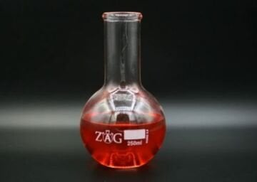 BALON DİBİ DÜZ        250 ML   Boro 3,3 glass