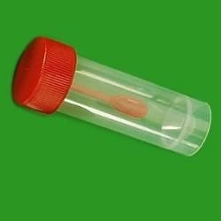 Numune Kabı, Hacim 25 ml, Kaşıklı, Steril - 50 Ad.