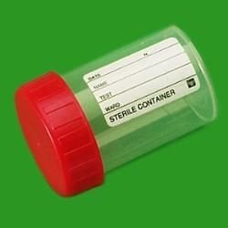 Numune Kabı, Plastik, PP, Hacim 60 ml,Steril, Etiketli (CE) - 50 Ad.