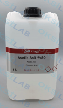 ASETİK ASİT %80 ENDÜSTRİYEL - 5 LT