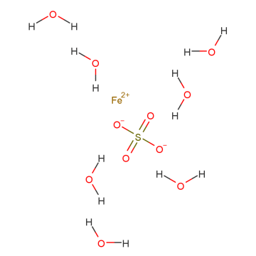 DEMİR II SÜLFAT HEPTAHİDRAT %95-97 - 250 GR - 250 GR