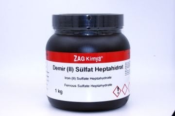 DEMİR II SÜLFAT HEPTAHİDRAT %95-97 - 1 KG