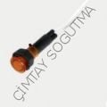 SARI SİNYAL LAMBASI 10 mm. kablolu