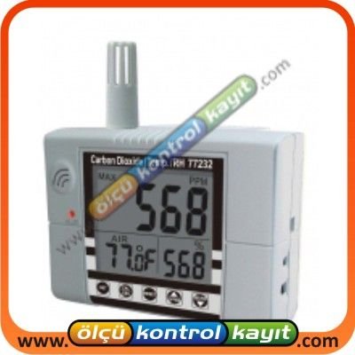 Akıllı Hava Kalitesi Co2 / Sıcaklık / Nem Ölçüm Cihazı (TL-77-232)